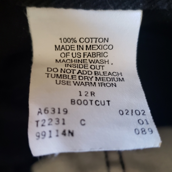 Harley Davidson Black Bootcut Jeans - Picture 9 of 9